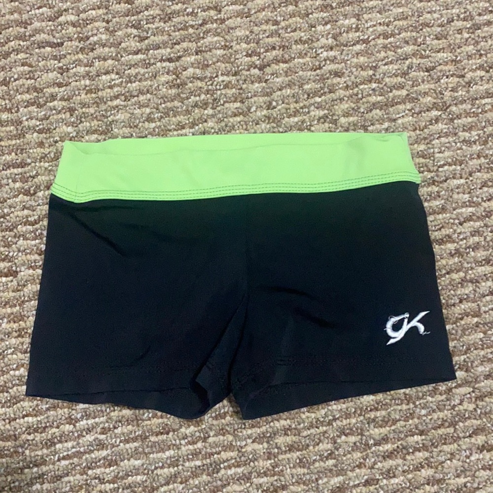 GK Black and Green Women's Shorts